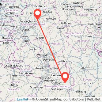 Schwäbisch Gmünd Hamm Mitfahrgelegenheit Karte