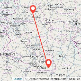 Schwäbisch Gmünd Gütersloh Bahn Karte