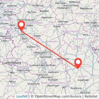 Schwabach Dormagen Mitfahrgelegenheit Karte