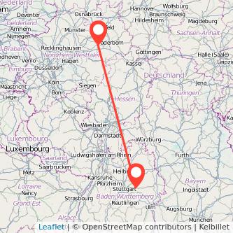 Schorndorf Lippstadt Mitfahrgelegenheit Karte