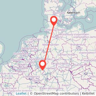 Schleswig Montabaur Bahn Karte