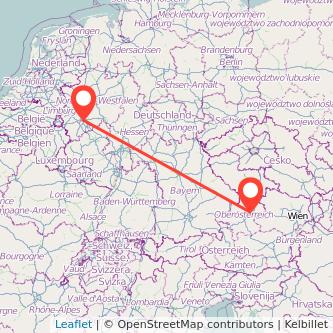 Linz Köln Mitfahrgelegenheit Karte