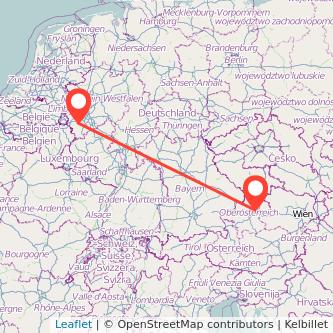 Linz Düren Mitfahrgelegenheit Karte