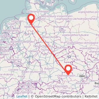 Linz Bremen Mitfahrgelegenheit Karte