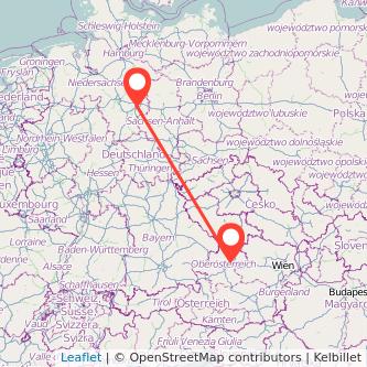 Linz Braunschweig Mitfahrgelegenheit Karte