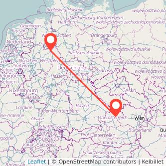 Linz Bielefeld Mitfahrgelegenheit Karte
