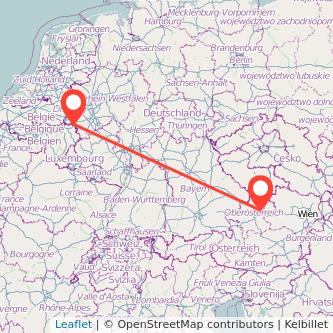 Linz Aachen Mitfahrgelegenheit Karte