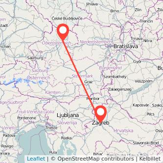 Linz Zagreb Mitfahrgelegenheit Karte