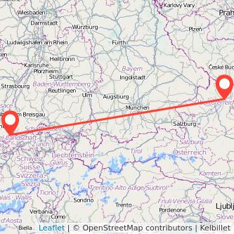 Linz Basel Mitfahrgelegenheit Karte