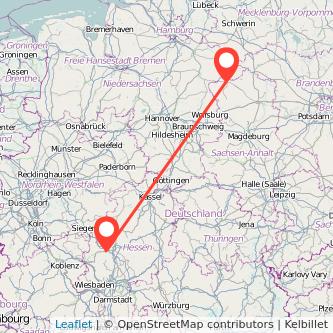 Salzwedel Wetzlar Bahn Karte