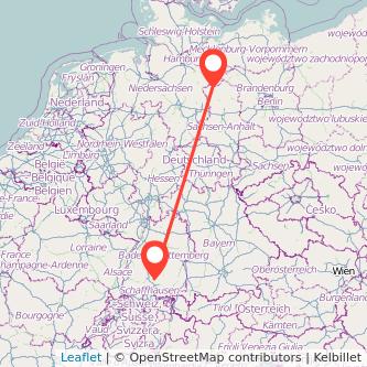 Salzwedel Tuttlingen Bahn Karte