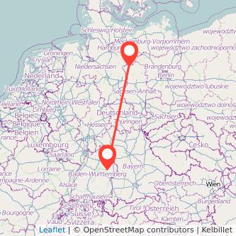 Salzwedel Schwäbisch Gmünd Bahn Karte