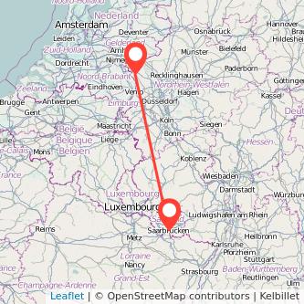 Saarbrücken Weeze Mitfahrgelegenheit Karte