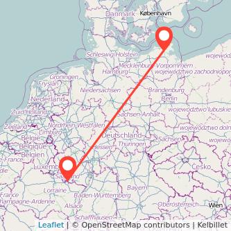 Saarbrücken Stralsund Mitfahrgelegenheit Karte