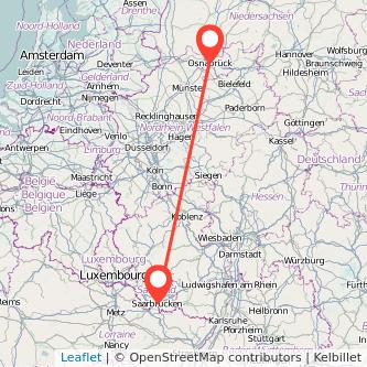 Saarbrücken Osnabrück Mitfahrgelegenheit Karte