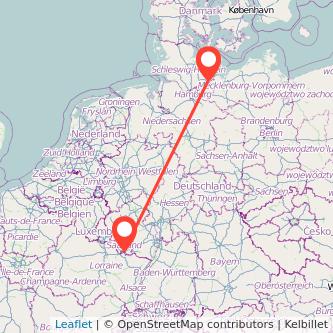Saarbrücken Lübeck Mitfahrgelegenheit Karte