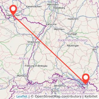 Saarbrücken Lindau Mitfahrgelegenheit Karte