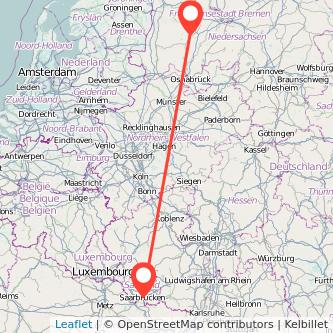 Saarbrücken Cloppenburg Mitfahrgelegenheit Karte