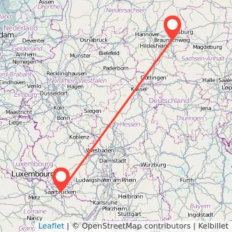 Saarbrücken Braunschweig Mitfahrgelegenheit Karte