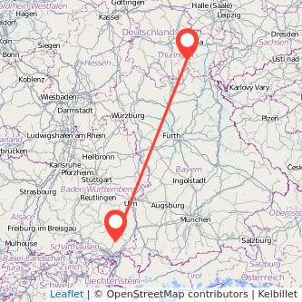 Saalfeld Ravensburg Bahn Karte