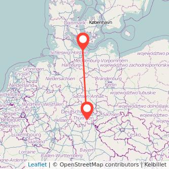 Saalfeld Heringsdorf Bahn Karte