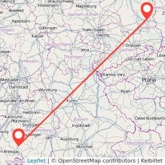 Rottweil Cottbus Bahn Karte