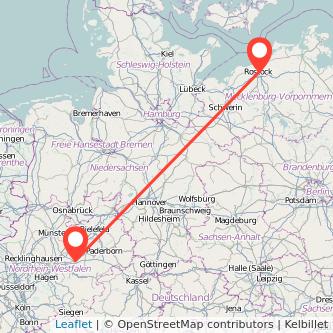 Rostock Soest Bahn Karte