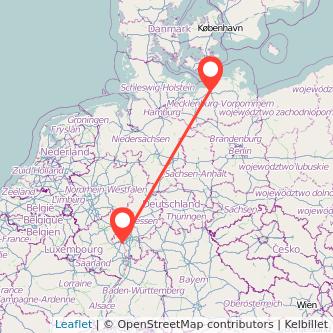 Rostock Mainz Mitfahrgelegenheit Karte