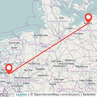 Rostock Kleve Mitfahrgelegenheit Karte