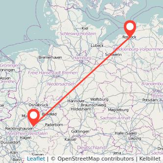 Rostock Hamm Mitfahrgelegenheit Karte