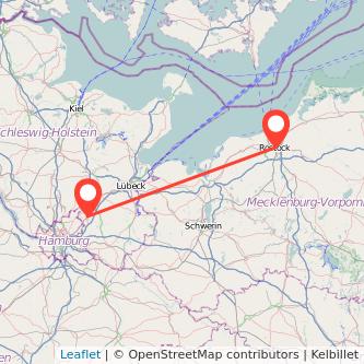 Rostock Ahrensburg Mitfahrgelegenheit Karte