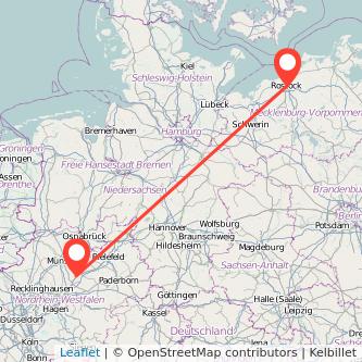 Rostock Ahlen Mitfahrgelegenheit Karte