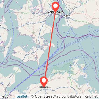 Rostock Kopenhagen Bahn Karte
