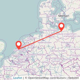 Rostock Den Haag Mitfahrgelegenheit Karte