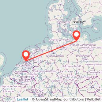Rostock Amsterdam Mitfahrgelegenheit Karte