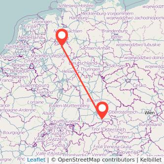 Rosenheim Bielefeld Mitfahrgelegenheit Karte