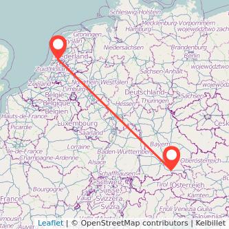 Rosenheim Amsterdam Bahn Karte