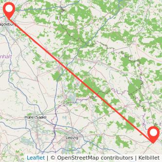 Riesa Magdeburg Mitfahrgelegenheit Karte