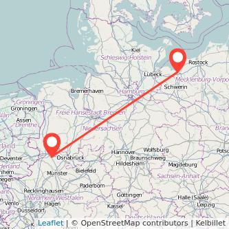 Rheine Wismar Mitfahrgelegenheit Karte