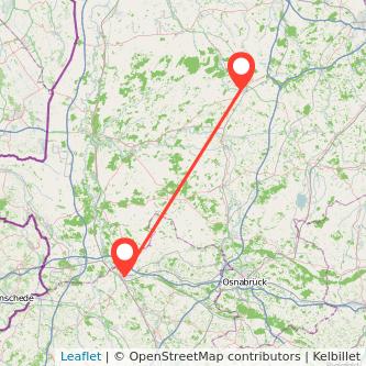 Rheine Cloppenburg Mitfahrgelegenheit Karte