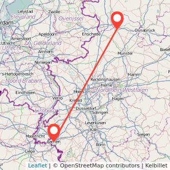 Rheine Aachen Mitfahrgelegenheit Karte