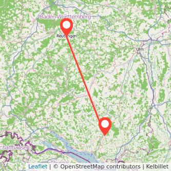 Reutlingen Ravensburg Mitfahrgelegenheit Karte