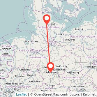 Rendsburg Hildesheim Mitfahrgelegenheit Karte
