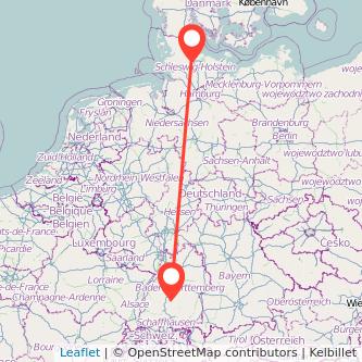 Rendsburg Geislingen Bahn Karte