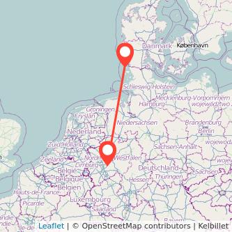 Remscheid Westerland Bus Karte