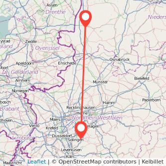 Remscheid Meppen Mitfahrgelegenheit Karte