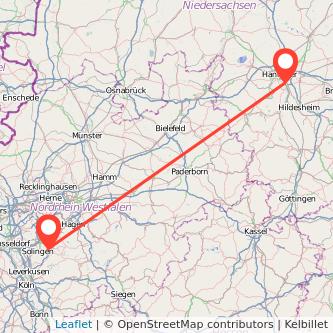 Remscheid Laatzen Mitfahrgelegenheit Karte