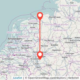 Remscheid Emden Mitfahrgelegenheit Karte
