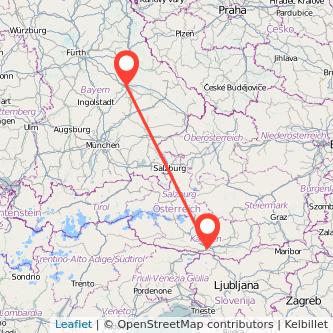 Regensburg Villach Mitfahrgelegenheit Karte