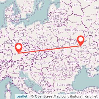 Regensburg Kiew Mitfahrgelegenheit Karte